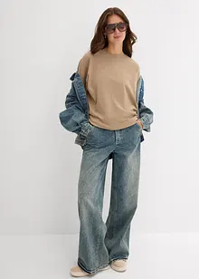 Oversizetopp av ren ekologisk bomull, bonprix