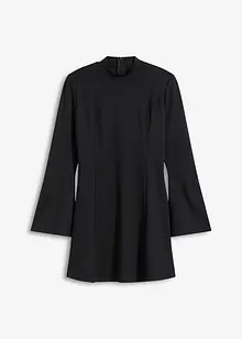 Miniklänning med lätt utställd kjoldel och trumpetärmar, bonprix