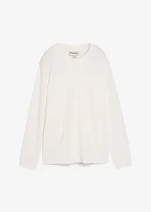 Långärmad topp i ren ekologisk bomull, bonprix