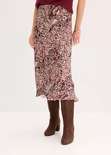 Satinkjol med struktur, bonprix