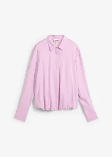 Satinblus av viskosmix, bonprix