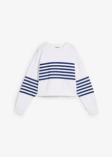 Oversizesweatshirt i ren bomull, bonprix