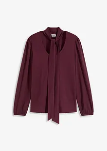 Blustopp med struktur och avtagbart knytband, bonprix