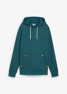 Sweatshirt med huva, bonprix