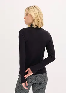 Polotröja med dekorativa knappar, bonprix