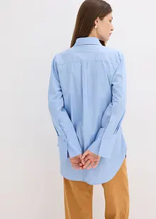 Knytblus av ren bomull, bonprix