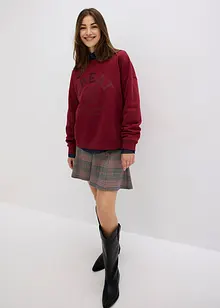 Oversizesweatshirt i ren bomull, bonprix