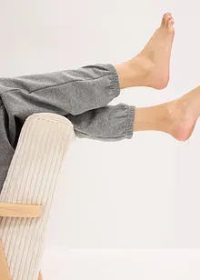 Sweatbyxa med sidfickor, bonprix