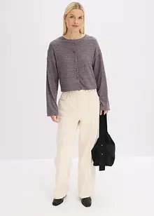 Twillbyxa i ren bomull, bonprix