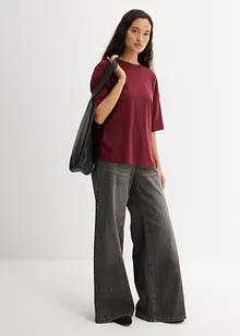 Ledig T-shirt i bomullsmix, bonprix