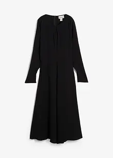 Draperad midiklänning, bonprix