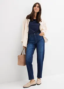 Mom Jeans High Waist, cropped, bonprix