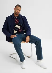 Tröja med argyle-mönster i ren bomull, bonprix