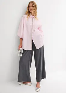 Skjortblus med strassapplikation, bonprix