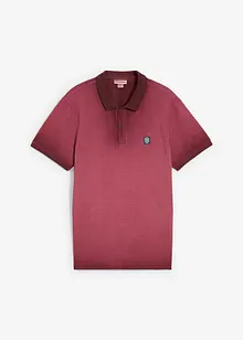 Kortärmad pikétröja med tvättad look, bonprix