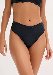 Maxistringtrosa i ett glansigt material (2-pack), bonprix