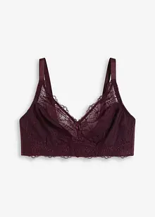 Bralette med broderi, bonprix