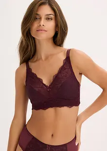 Bralette med broderi, bonprix