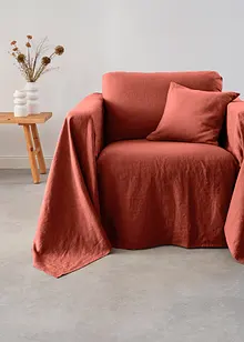 Lättmatchat överkast i finaste linne, bonprix