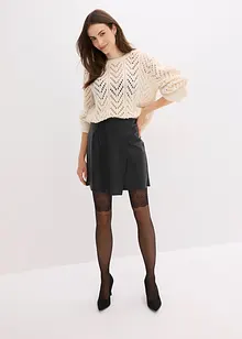 Strumpbyxa med strumpebandstryck 30 DEN, bonprix