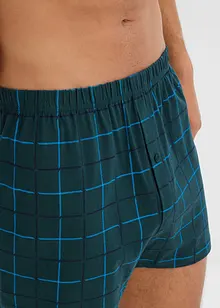 Ledigt skurna jerseyboxershorts i bomull (3-pack), bonprix