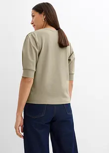 Topp med puffärmar, bonprix