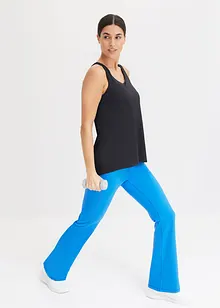 Sporttopp med brottarskärning bak, snabbtorkande, bonprix