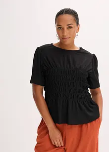 Topp med smock, bonprix