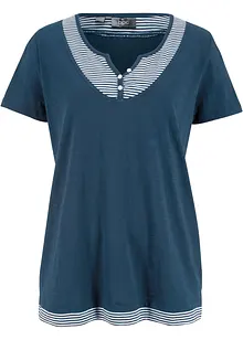 T-shirt med 2-i-1-look, ekologisk bomull, bonprix