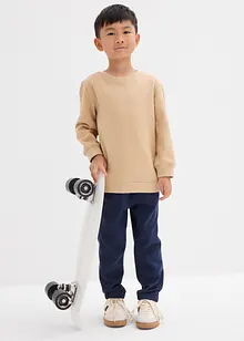Sweatshirt i mjuk bomullsmix (2-pack), bonprix