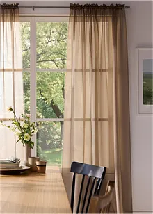 Gardiner av lätt voile (2-pack), bonprix