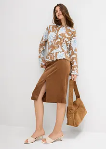 Blus av mjuk modalmix, bonprix