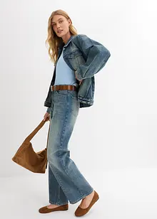Jeansjacka i oversize-modell, bonprix