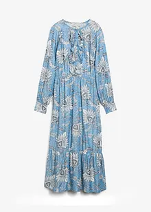 Maxiklänning i fintrådig viskosmix, bonprix