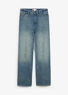 Bekväma, raka jeans med High Waist, Low Stretch, bonprix