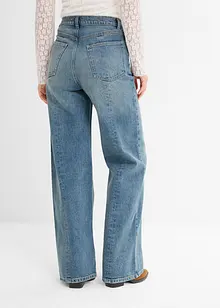 Bekväma, raka jeans med High Waist, Low Stretch, bonprix