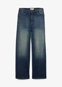 Bekväma, raka jeans med High Waist, Low Stretch, bonprix
