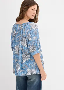 Blus av fintrådig viskosmix, bonprix