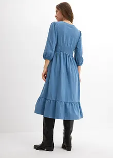 Jerseyklänning av ren bomull, bonprix