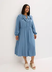 Maxiklänning i följsam viskos, bonprix