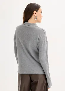 Finstickad skjorta, bonprix