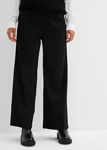 Palazzobyxa med yllelook, bonprix