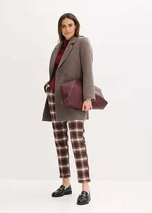 Kort kappa med yllelook, bonprix