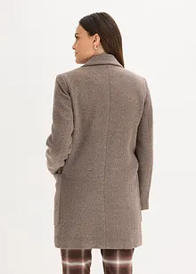 Kort kappa med yllelook, bonprix