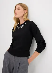 Oversizesweatshirt av bomull, bonprix