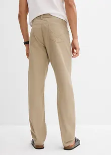 Byxa i twill av bomull, Regular Fit, Straight, bonprix