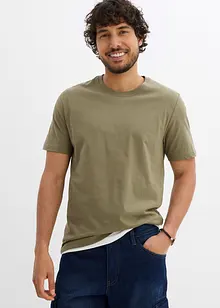 T-shirt av ren ekologisk bomull (2-pack), bonprix