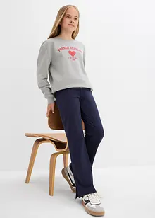 Utsvängd barnbyxa med slits, bonprix