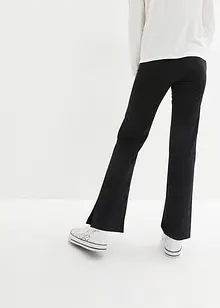 Utsvängd barnbyxa med slits, bonprix