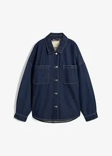 Jeansskjorta i oversizemodell av ekologisk bomull, bonprix